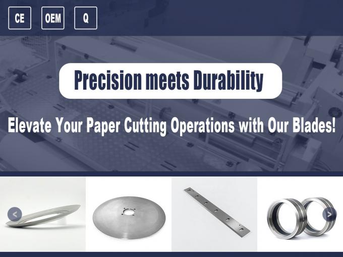 Машины для резки вольфрамовых карбидов Нож Промышленные круговые лезвия для резки картона для производственных предприятий 0