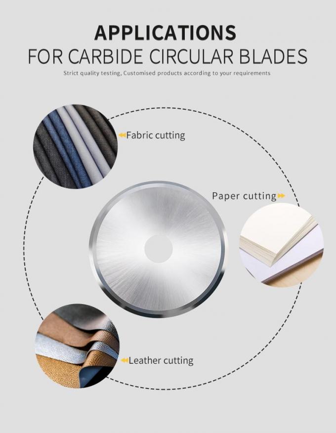 OEM / ODM Круглый нож режущий режущую гумовую ленту бумажные трубы круглый лезвие 4