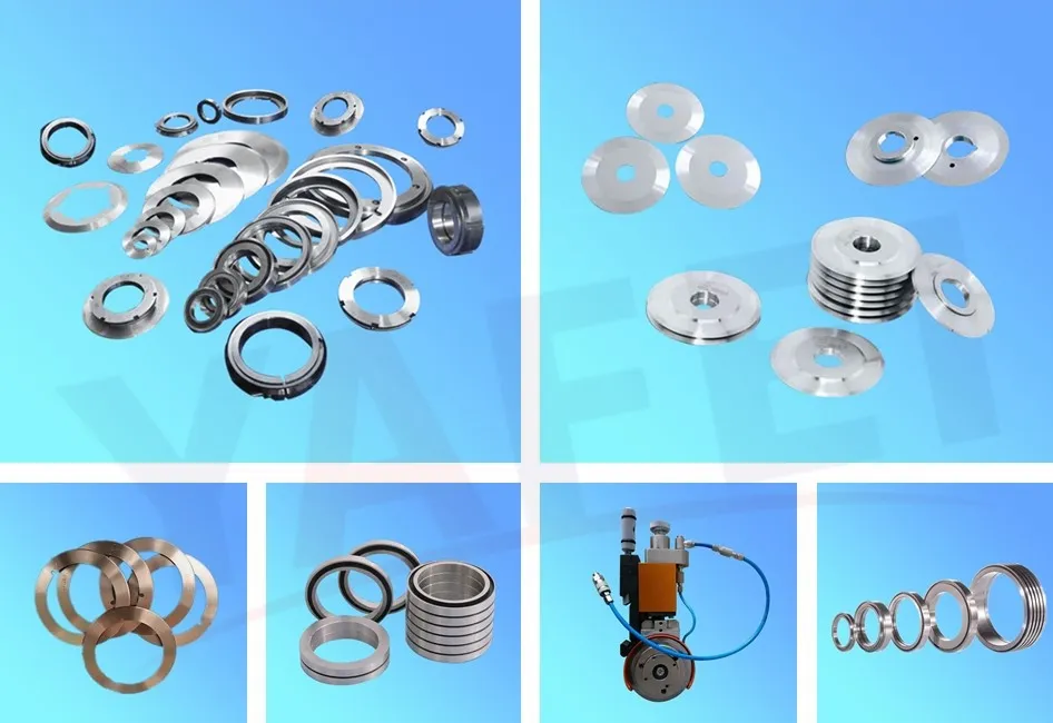 Passion OEM/ODM Дискорезатель Вогнутый картон Бхс бритва Слитер Круговой режущий нож Вольфрамовый карбид Режущие лезвия 4